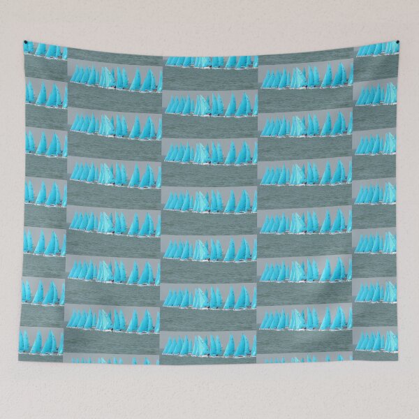 Item preview, Blue Sailboats designed and sold by MUZA9.
