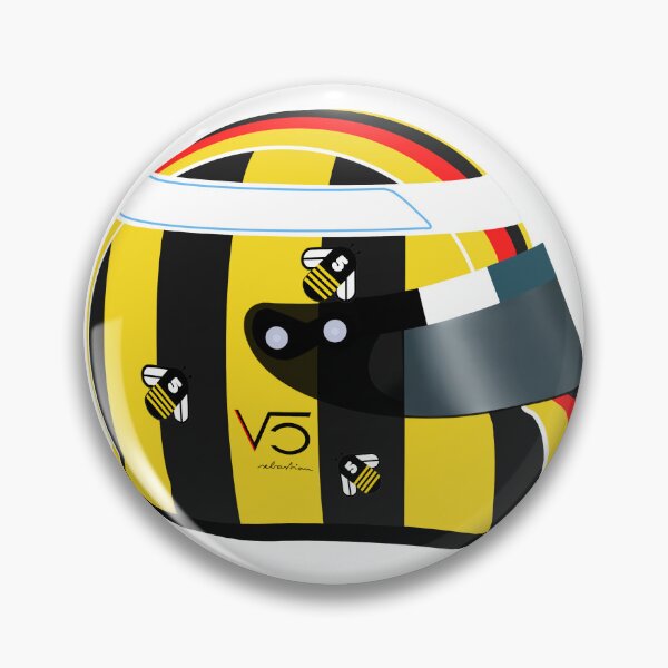 Item preview, Sebastian Vettel - Save The Bees Helmet  designed and sold by emstanden25.