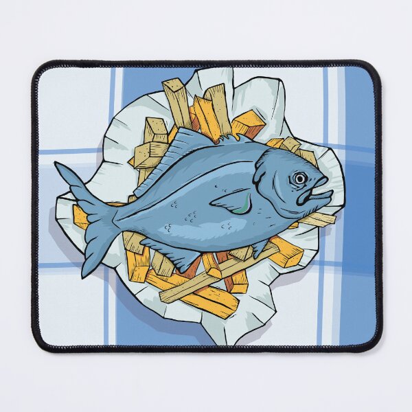 Item preview, Fish ‘n’ Chips designed and sold by BumbleBearArtUK.