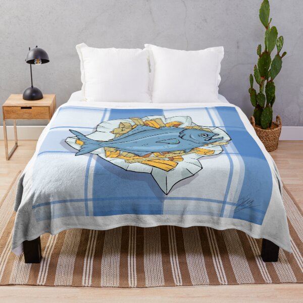 Item preview, Fish ‘n’ Chips designed and sold by BumbleBearArtUK.