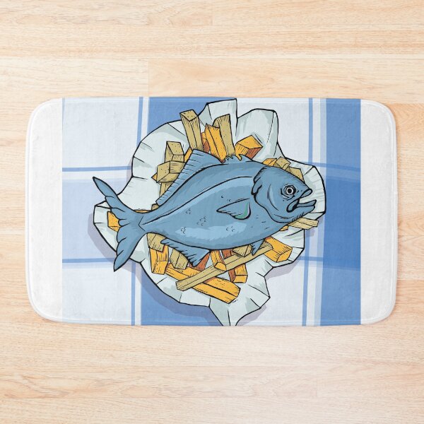 Item preview, Fish ‘n’ Chips designed and sold by BumbleBearArtUK.