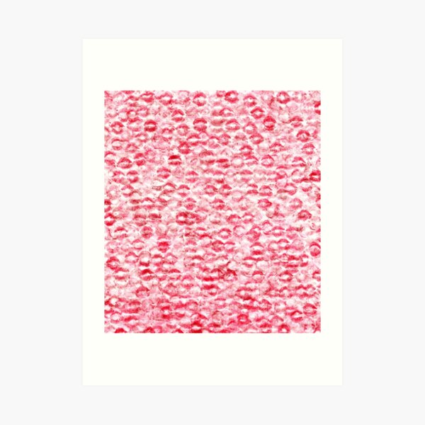 Kiss Wall Texture Art Print