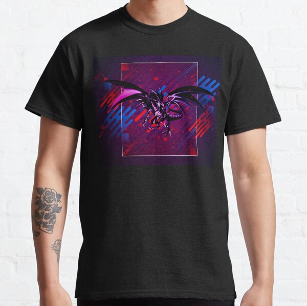 Rote Augen Schwarzer Drache *Modernes Grafikdesign* Classic T-Shirt