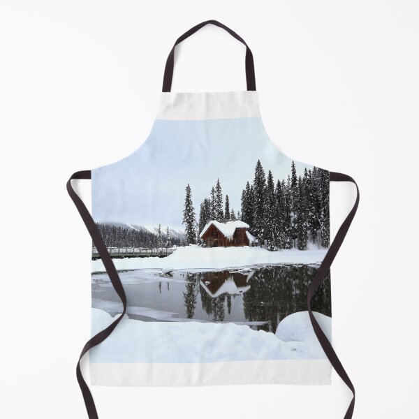 Item preview, Pretty Winter Cabin by a Lake designed and sold by ClarissaFlora.