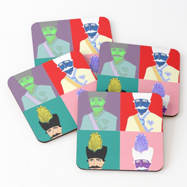 Item preview, Qajar pop art - Persian (iranian) art designed and sold by Persian Pride Official.