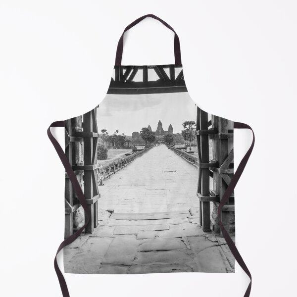 Item preview, Boring black and white Angkor Wat designed and sold by RezieMart.