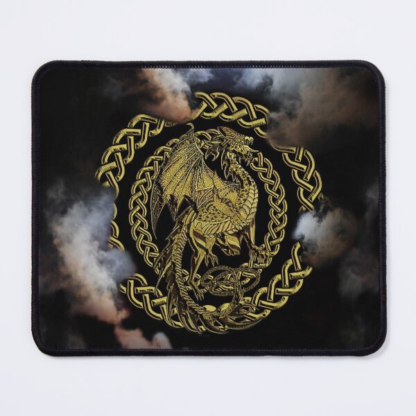 Item preview, Gold Celtic Dragon Cloud Eclipse designed and sold by Kim Andrews.