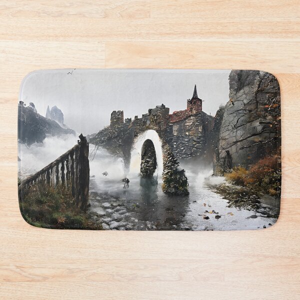 Item preview, Cobblestone Bridge at medieval castle designed and sold by fizzribbit.
