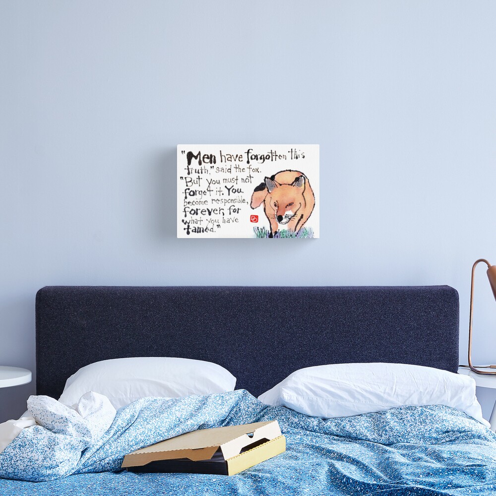 Wise Fox Canvas Print