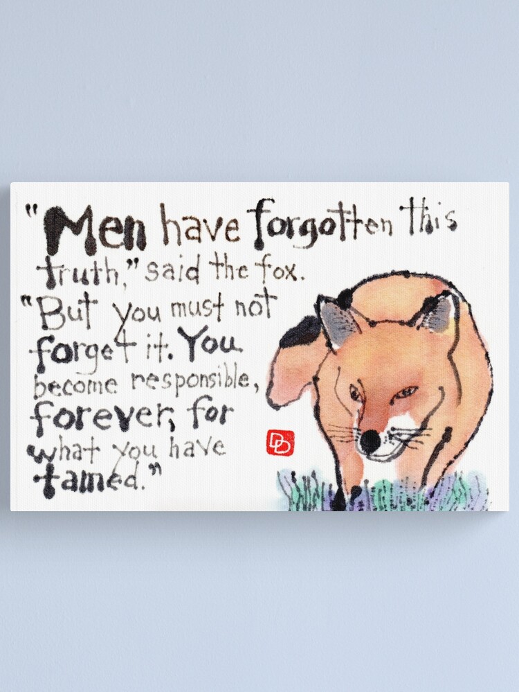 Alternate view of Wise Fox Canvas Print