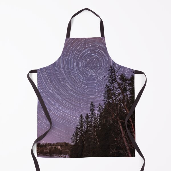 Item preview, Star trails over the river designed and sold by RezieMart.