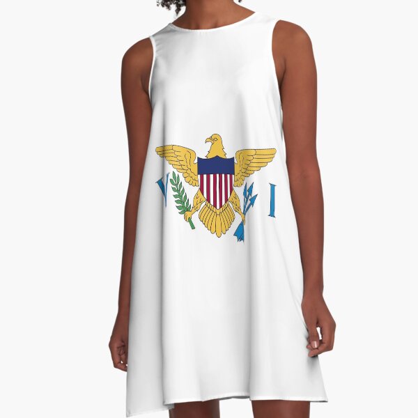 Flag of the Virgin Islands A-Line Dress