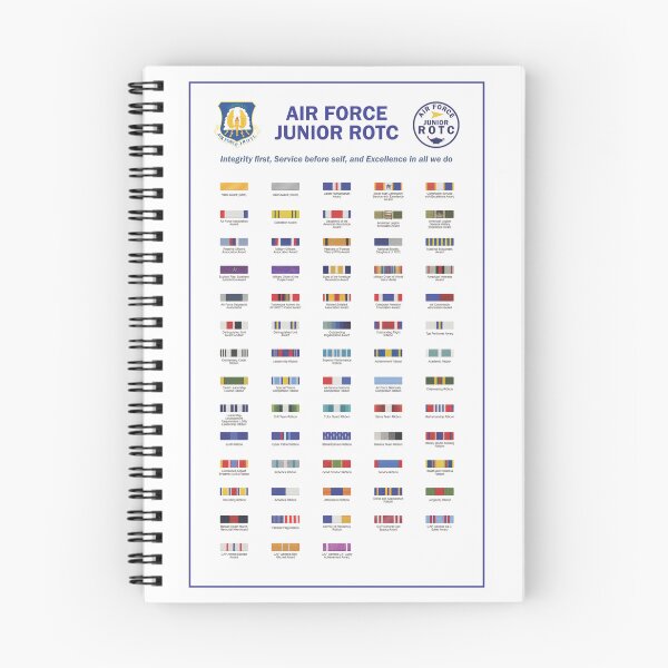 Item preview, Air Force Junior ROTC Ribbon Chart designed and sold by RBcostco7.