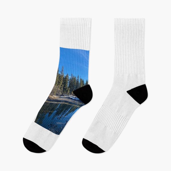 Item preview, Winter Rocky Mountains in Canmore designed and sold by ClarissaFlora.
