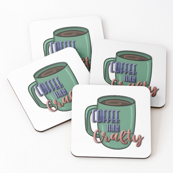 Item preview, Coffee Then Crafty designed and sold by For Art Sake.