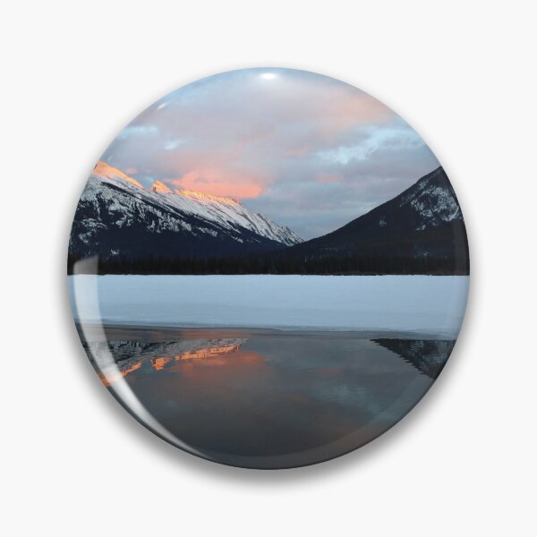 Item preview, Mountain Reflection at Vermillion Lakes designed and sold by ClarissaFlora.