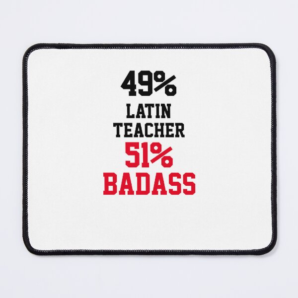 Item preview, Badass Latin Teacher designed and sold by Yay Design.