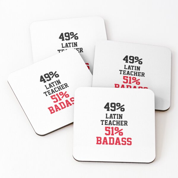 Aperçu de l'œuvre Badass Latin Teacher créée et vendue par Yay Design.