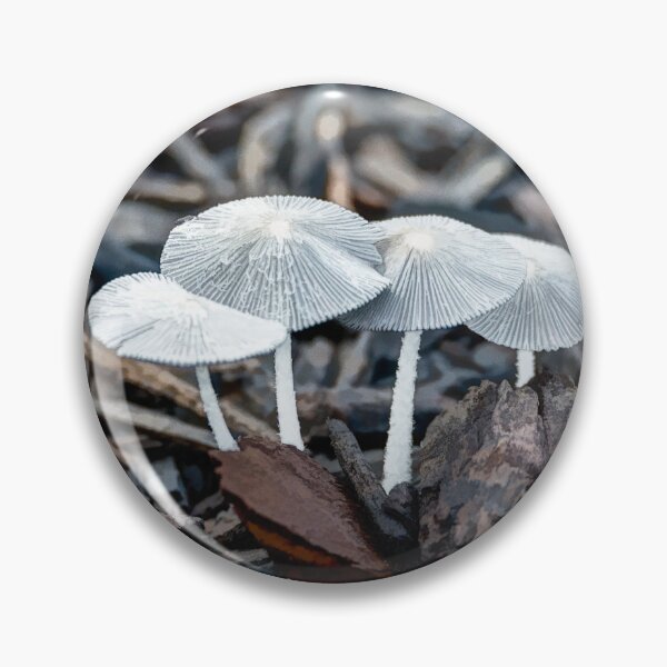 Item preview, Four White Parasol Mushrooms designed and sold by Debra Martz.