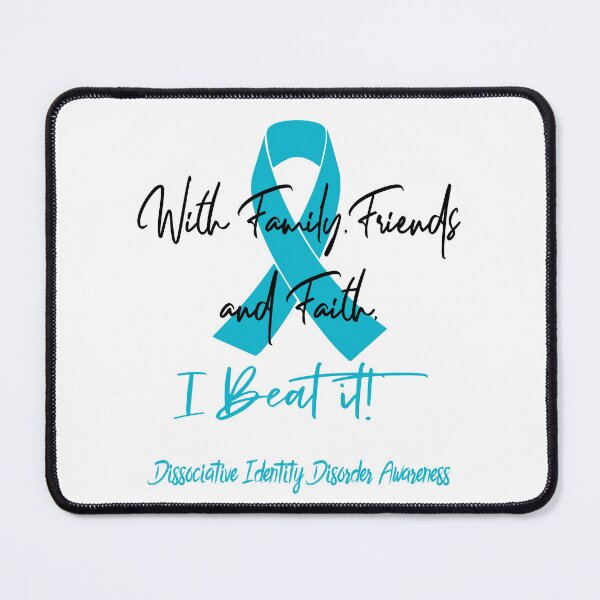 Item preview, Dissociative Identity Disorder Warrior - With Family, Friends, and Faith - I BEAT IT! designed and sold by Robbsyn.