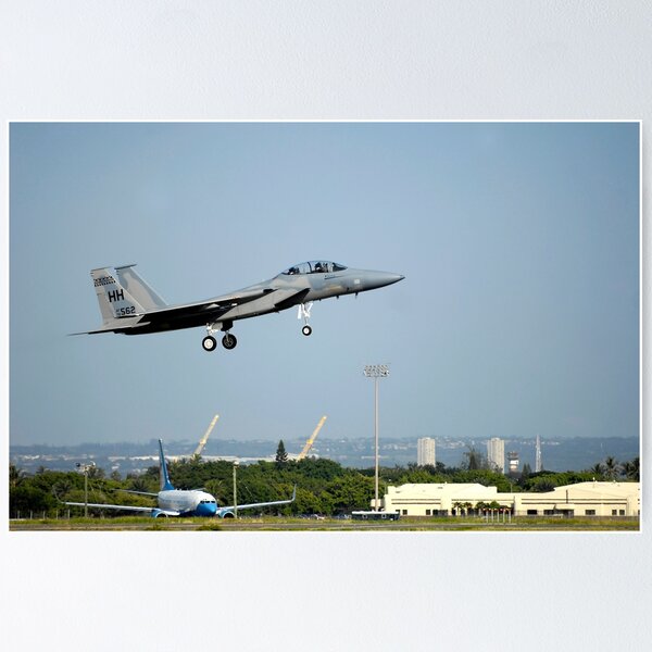 Item preview, An F-15A Eagle returns to Hickam Air Force Base. designed and sold by StocktrekImages.