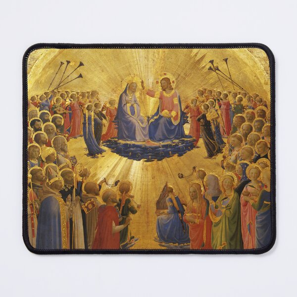 Item preview, Fra Angelico (Guido di Pietro) "Coronation of the Virgin with Saints and Angels" designed and sold by Alexandra Dahl.