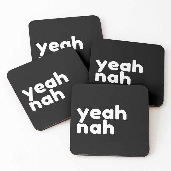 Item preview, Yeah Nah. Funny Sarcastic NSFW Rude Inappropriate Saying designed and sold by That Cheeky Tee.