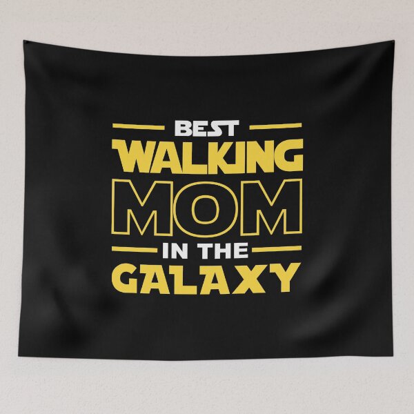 Item preview, Best  dog Walking  Mom In The Galaxy shirt,  dog Walking  Dad Mom Girls Lovers Birthday Christmas Mothers Day Quotes Design Gift designed and sold by xlnv.