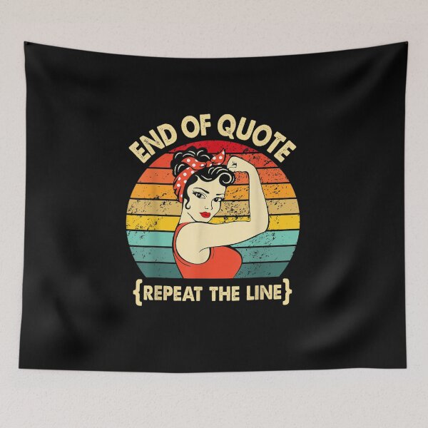 Item preview, End Of Quote Repeat The Line Funny Joe Biden End Of Quote Repeat The Line - End Of Quote Repeat The Line US President Joe Biden’s gaffe designed and sold by bilal233.