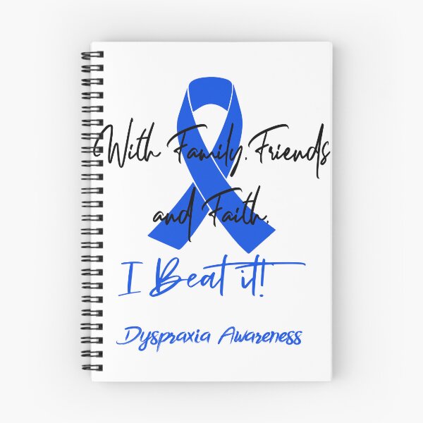 Item preview, Dyspraxia Warrior - With Family, Friends, and Faith - I BEAT IT! designed and sold by Robbsyn.