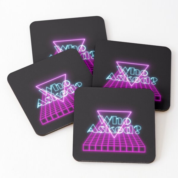 Item preview, Who Asked? Retro Neon Design designed and sold by WillGriff.