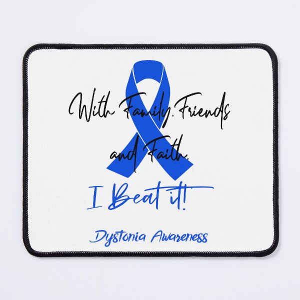 Item preview, Dystonia Warrior - With Family, Friends, and Faith - I BEAT IT! designed and sold by Robbsyn.
