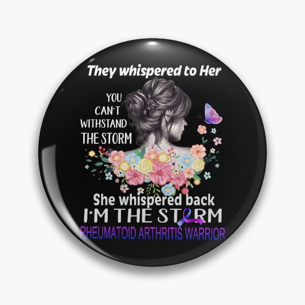 Item preview, Rheumatoid Arthritis Warrior I'm The Storm Rheumatoid Arthritis Awareness designed and sold by Hatjar.