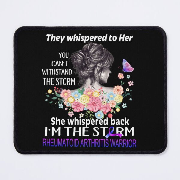 Item preview, Rheumatoid Arthritis Warrior I'm The Storm Rheumatoid Arthritis Awareness designed and sold by Hatjar.