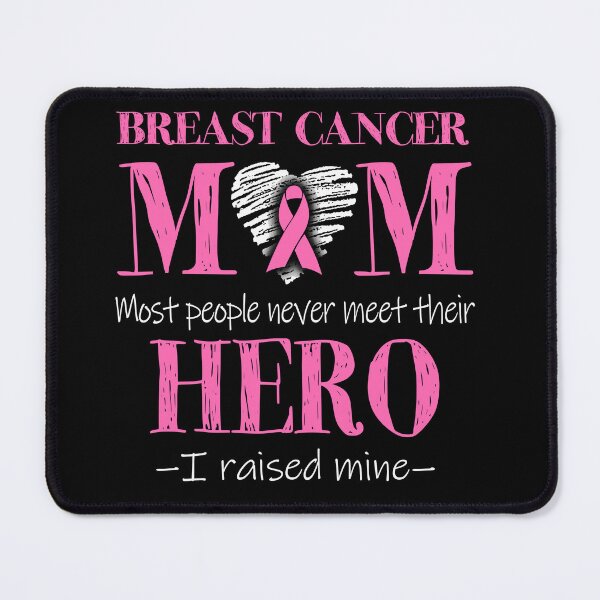 Item preview, Proud Breast Cancer Mom HERO I Raised Mine designed and sold by Mnrshirley.