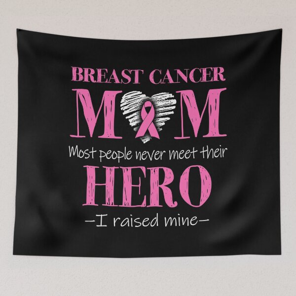 Item preview, Proud Breast Cancer Mom HERO I Raised Mine designed and sold by Mnrshirley.