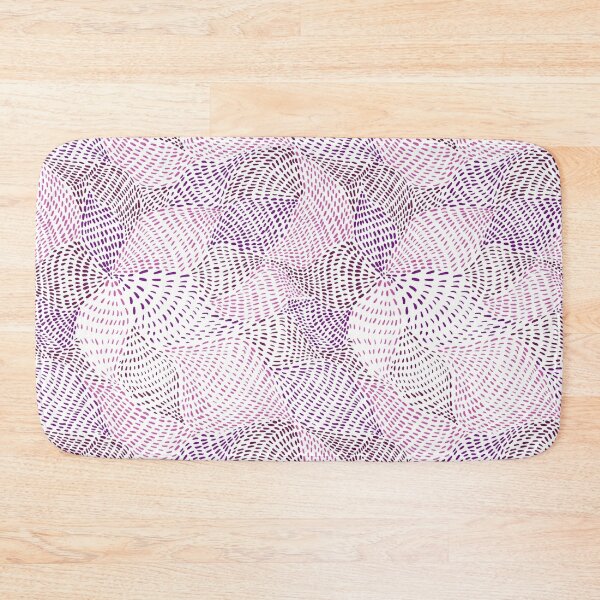Item preview, Abstract pink and purple pointillist pattern on a white background designed and sold by anaskwi.