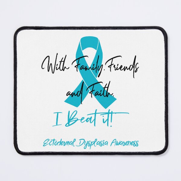 Item preview, Ectodermal Dysplasia Warrior - With Family, Friends, and Faith - I BEAT IT! designed and sold by Robbsyn.