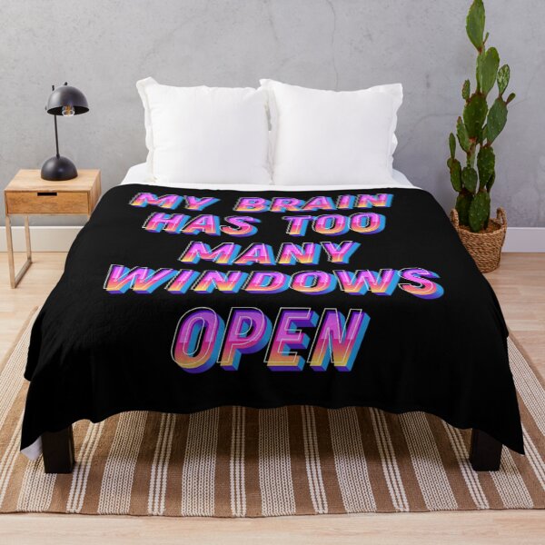 Item preview, Funny my Brain has too many windows open  designed and sold by JOY STORE 45.