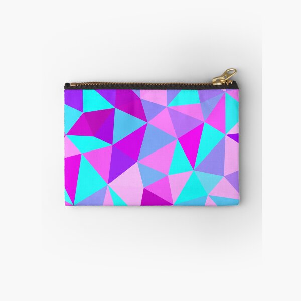 Item preview, Pink, Aqua, and Purple Multicolored Geometric Triangle Pattern designed and sold by patternsoup.