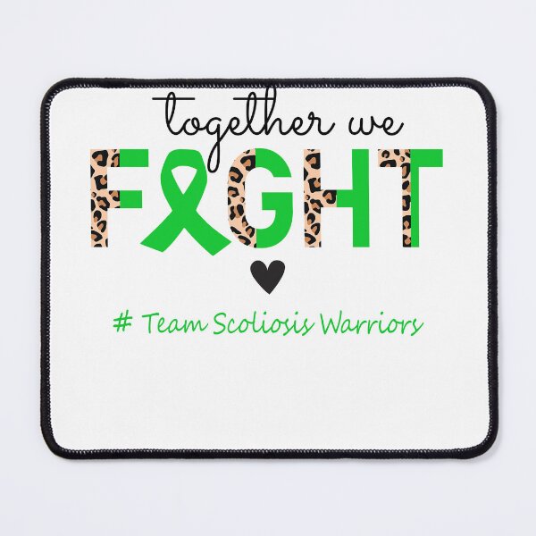 Item preview, Scoliosis Awareness Together We Fight Team Scoliosis Warriors designed and sold by whlrcheryl.