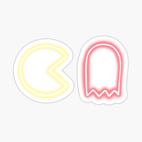 Pacman Stickers for Sale Redbubble