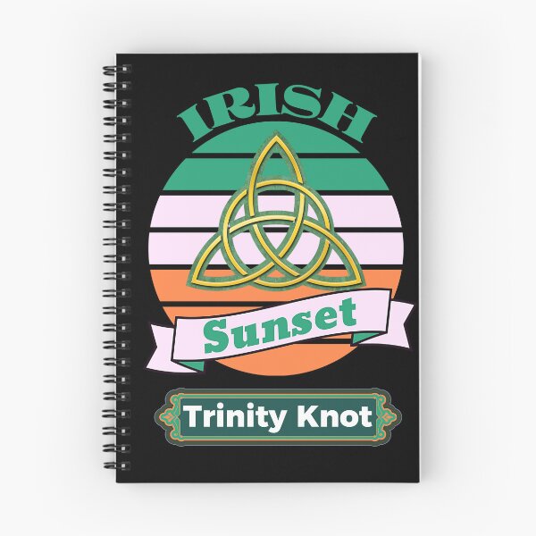 Artikelvorschau, Irischer Sunset Trinity-Knoten entworfen und verkauft von IrishPOD.