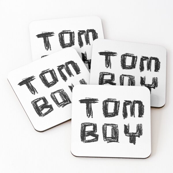 Item preview, Tom Boy Tomboy Text Design designed and sold by badlydrawnbabe.