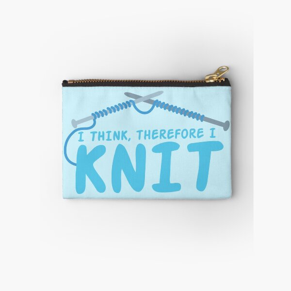 Item preview, I think therefore I knit designed and sold by jazzydevil.