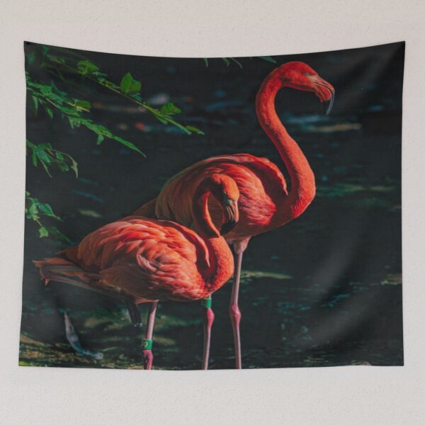Item preview, Cute Pink Flamingos   designed and sold by lets-travel.