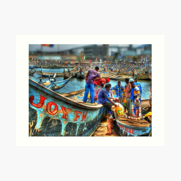Wrap Up at Tema No 1 Art Print