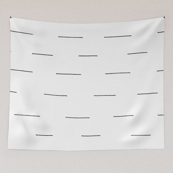 Item preview, Mudcloth black long dashes designed and sold by niceargentina.