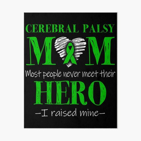 Item preview, Proud Cerebral Palsy Mom HERO I Raised Mine designed and sold by Mnrshirley.