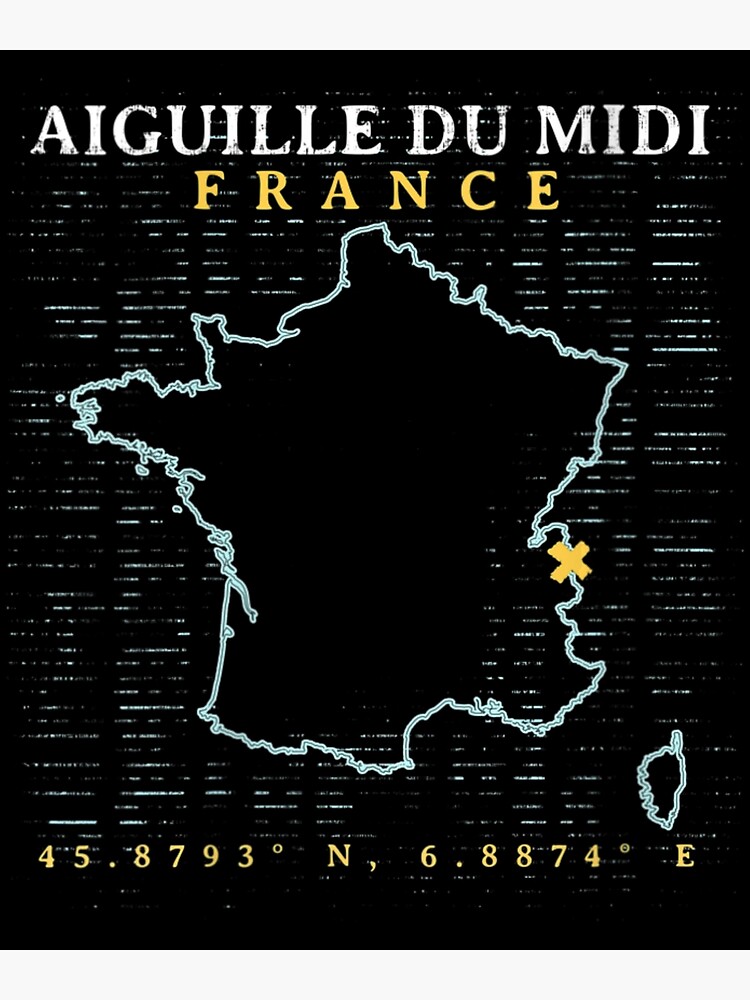 "Womens France Aiguille Du Midi VNeck" Poster for Sale by GedvFia Redbubble